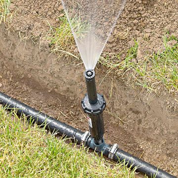 Expert irrigation trenching and setup