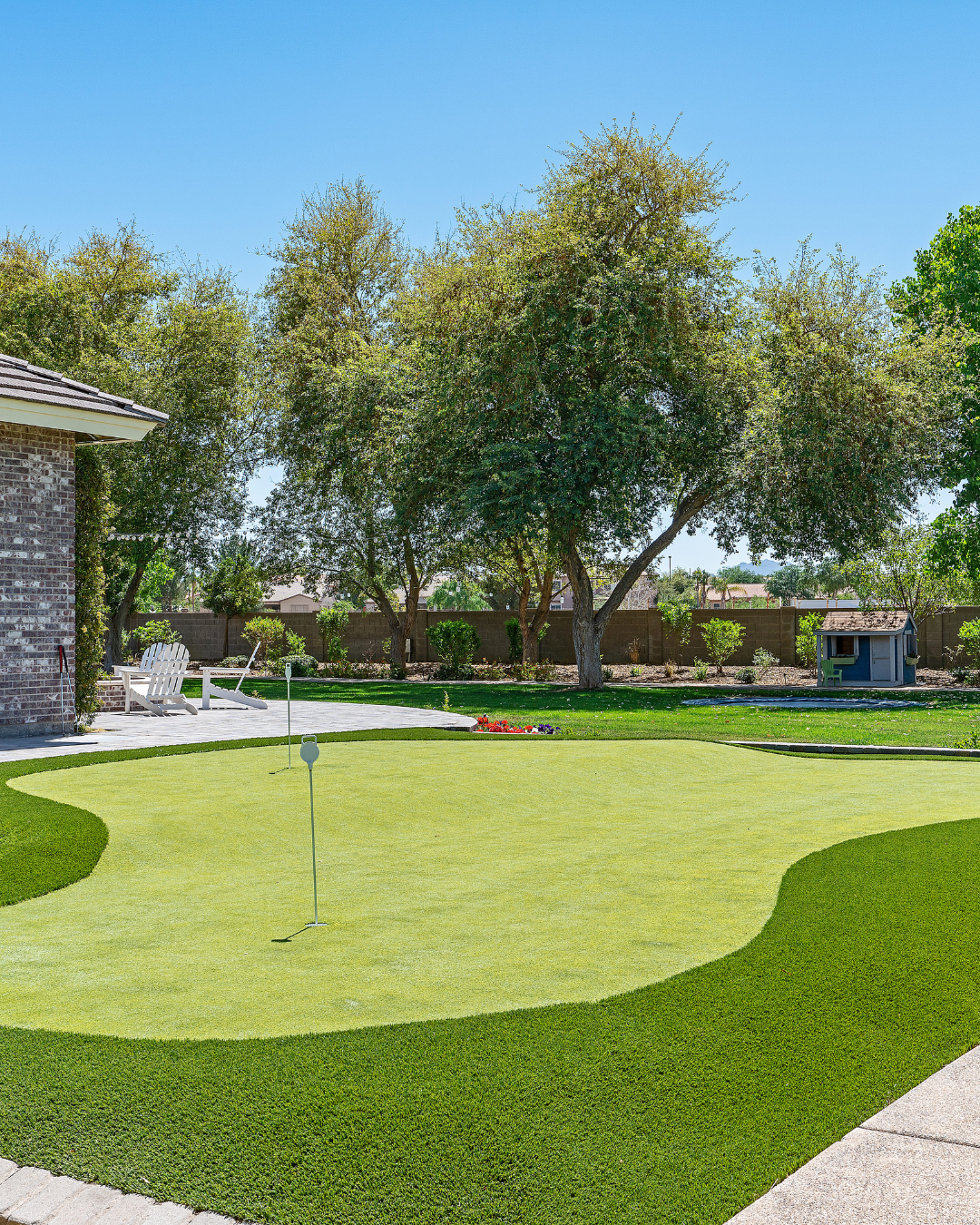 Putting Green In Backyard Bartram Outdoor