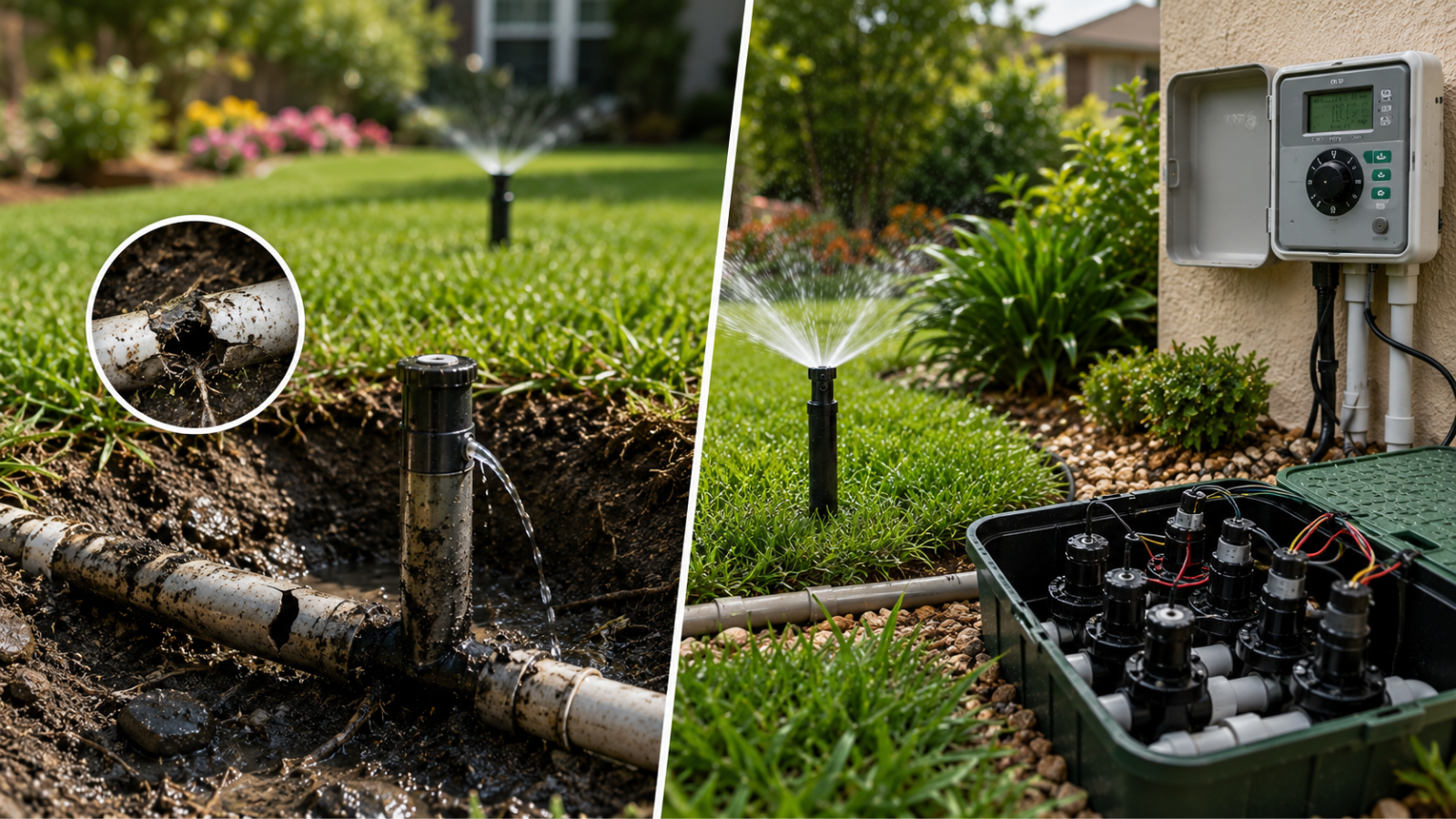 sprinkler valve repair Palm Beach