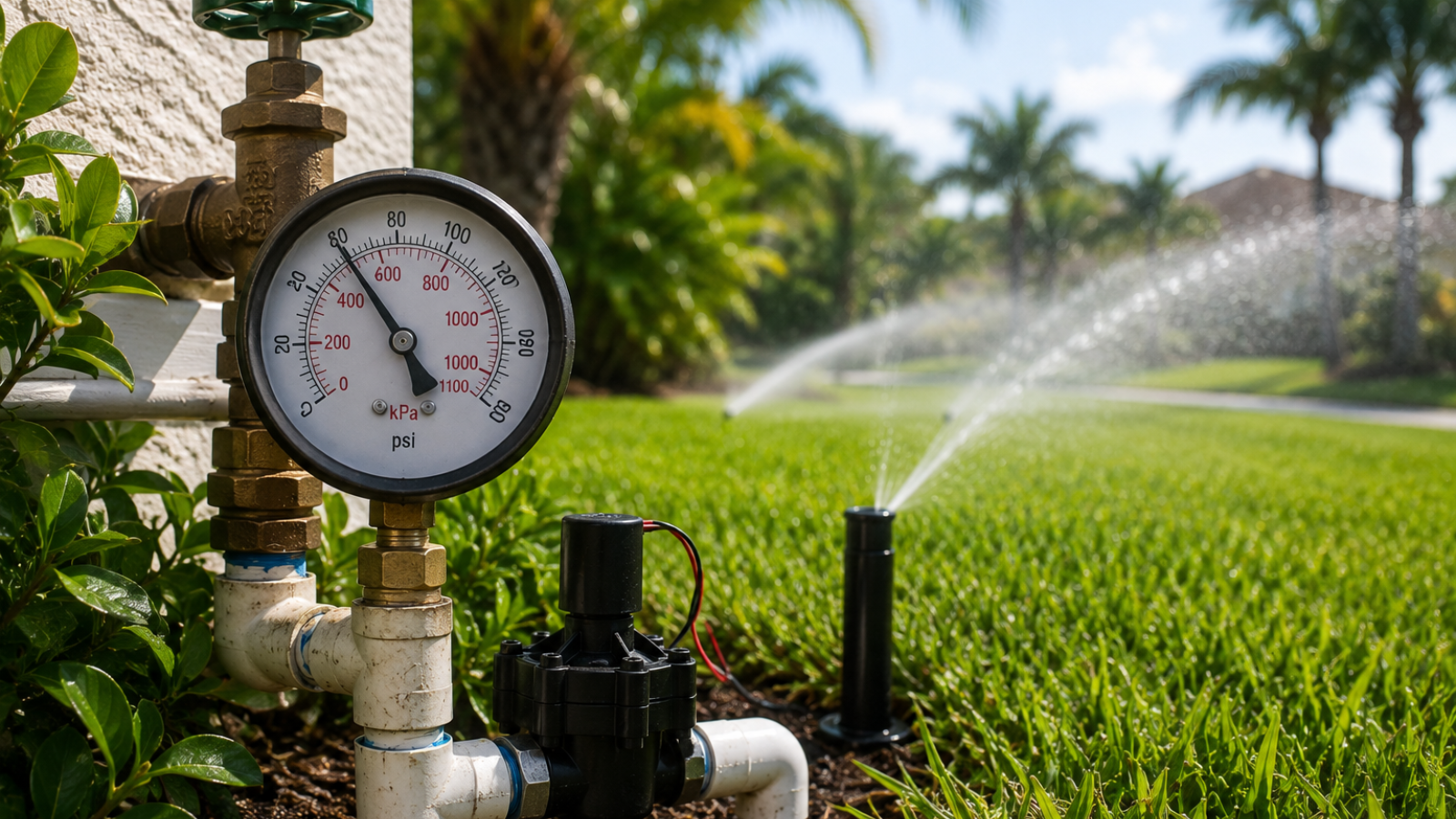 water pressure sprinkler systems