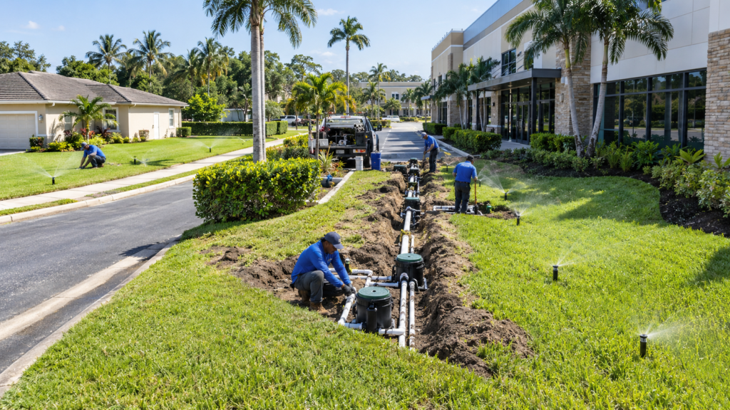 commercial sprinkler installation Florida